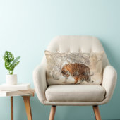 Wintertijgers gooien kussen (Stoel)