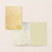 Wintertraum Baum in Gold Folie Kaarten (Display)