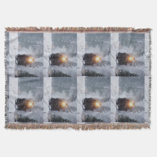 Wintertrein Throw Blanket Deken