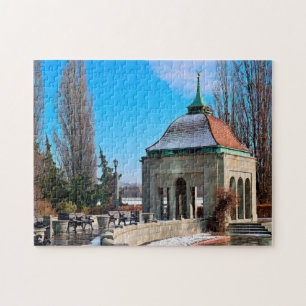 Wintertuin Niagara Falls. Legpuzzel