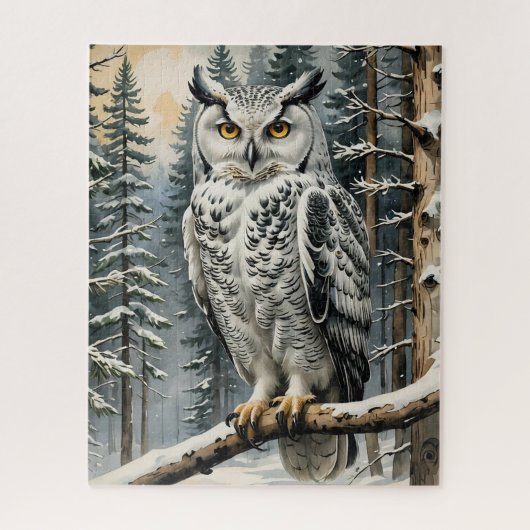 Winteruil Legpuzzel (Verticaal)