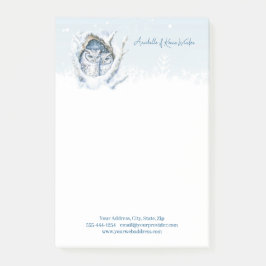 Winteruilen Sneeuwvlokken Post-it® Notes