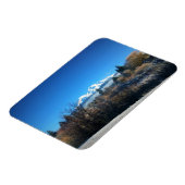 WinterUitzicht op Mount Shasta, CA Magneet (Linkerzijde)