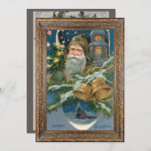  wintervader kerst feestdagenkaart (Voorkant / Achterkant)