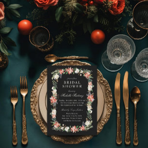 Wintervakantie Elegant Kerst Vrijgezellenfeest Kaart