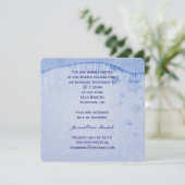 Wintervakantie feest kaart (Staand voorkant)