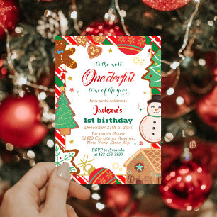 Wintervakantie Geweldig kerstfeest Verjaardag Kaart
