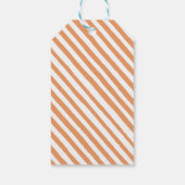 Wintervakantie sinaasappels vrolijke kerstcadeau l cadeaulabel (Achterkant)