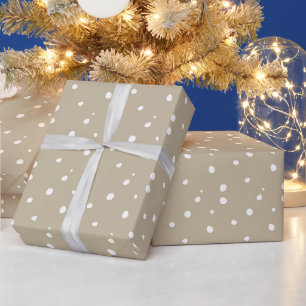 Wintervakantie Snowflakes patroon Cadeaupapier