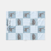 Wintervakantie Thema Baby deken (Voorkant (Horizontaal))