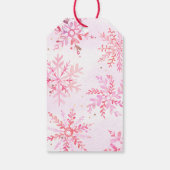 Winterverjaardag Dank u Labels Cadeaulabel (Achterkant)