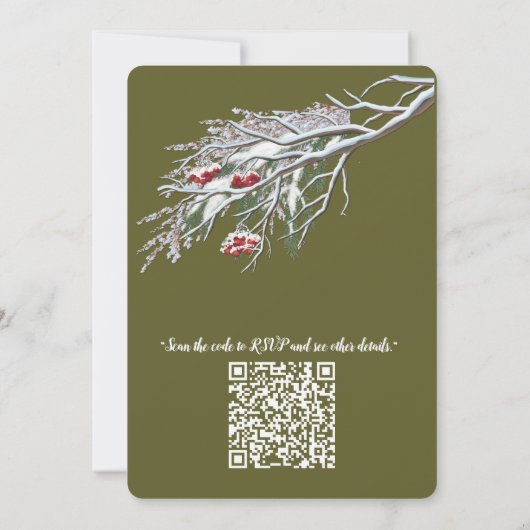 Wintervieringen in de sneeuw, met katjes kaart (Achterkant)