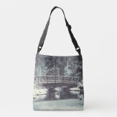 Wintervijver Crossbody Tas (Achterkant)