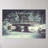 Wintervijver Poster (Voorkant)