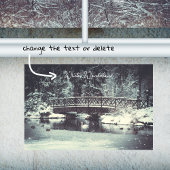 Wintervijver Poster