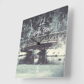 Wintervijver Vierkante Klok (Hoek)