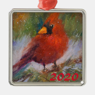 WinterVisitor 3Keramisch Ornament