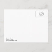 Wintervlam Briefkaart (Achterkant)