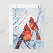 Wintervliezen Briefkaart (Voorkant / Achterkant)