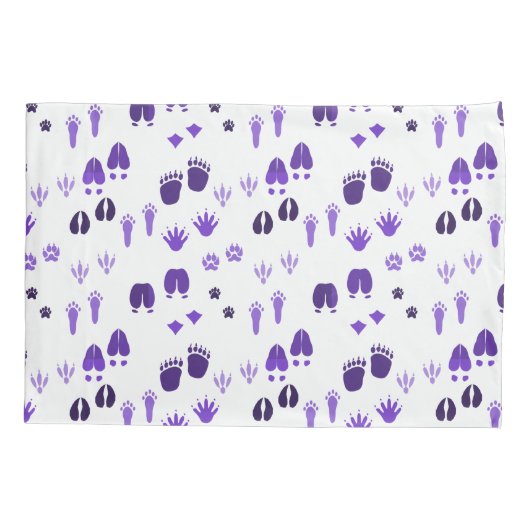 Wintervoetafdrukken Kussensloop (Achterkant)