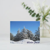 Wintervorst Briefkaart (Staand voorkant)