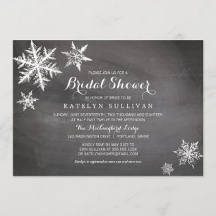 Wintervorst Sneeuwvlokken   VRIJGEZELLENFEEST Kaart