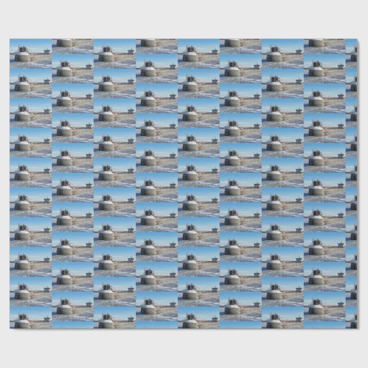 Wintervrachtschip Manitoulin Great Lakes Ship Cadeaupapier (Vlak)