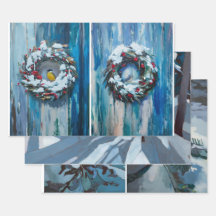 Wintervrienden en sneeuw, besneeuwde Natuur