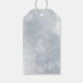 Wintervrijgezellenfeest dank u label cadeaulabel (Achterkant)