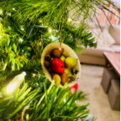 Wintervruchten - keramisch Ornament