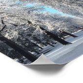 winterwandeling in het park poster (Hoek)