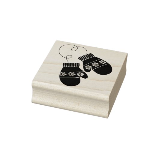 Winterwanten Kerst Rubber Art Stamp Rubberstempel (Stempel)