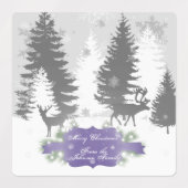 winterwaslabel - Paars Labels (Design 2)