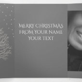 Winterwaterschilderij Drieluik Wenskaart (Binnenkant midden)