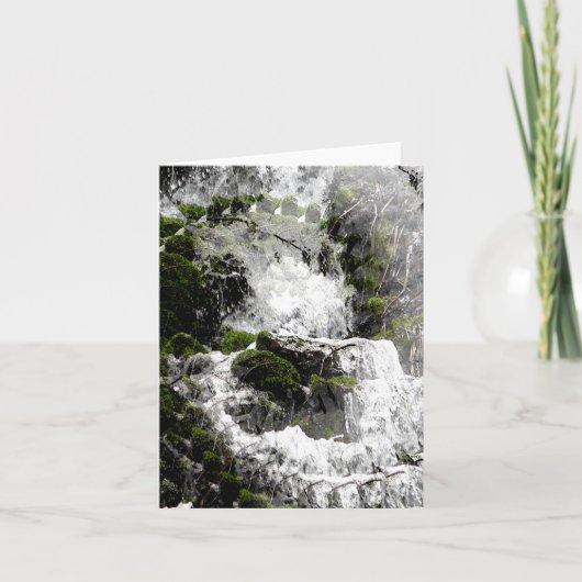 Winterwaterval...... Kaart (Voorkant)