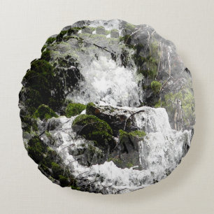 Winterwaterval...... Rond Kussen