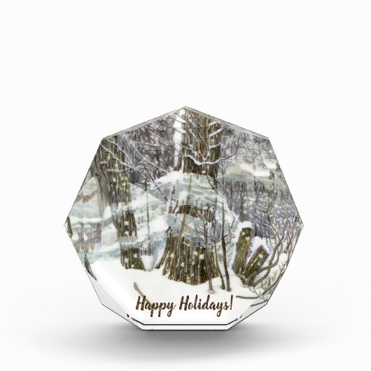 WinterWaterverf Fotoblokken (Voorkant)