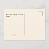 Winterweddenschappen bewaren het Briefkaart Datum (Achterkant)