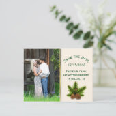 Winterweddenschappen bewaren het Briefkaart Datum (Staand voorkant)