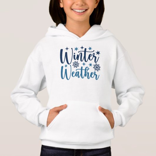 Winterweer - Snowy Holiday Typography (Voorkant)