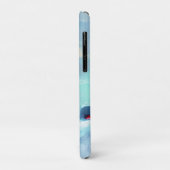 Winterweg bij schemering met kale bomen Case-Mate iPhone case (Achterkant/links)