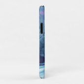 Winterweg bij schemering met kale bomen Case-Mate iPhone case (Achterkant/rechts)