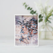 Winterwijn en bessen briefkaart (Staand voorkant)