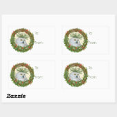 Winterwijsheid van/naar vakantie stickers (Vel)