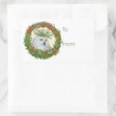 Winterwijsheid van/naar vakantie stickers (Tas)