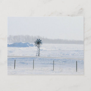 winterwindmolen briefkaart