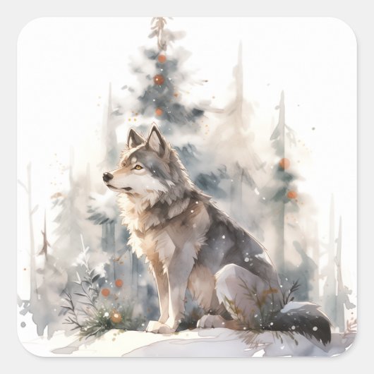 Winterwolf Stickers (Voorkant)