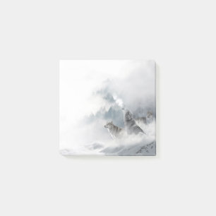 Winterwolven Howling Post-it Notities Post-it® Notes