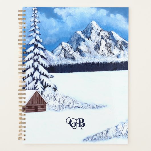 Winterwonder met tekst planner (Voorkant)