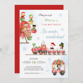 Winterwonderland Kind kerstavond Kaart (Voorkant / Achterkant)